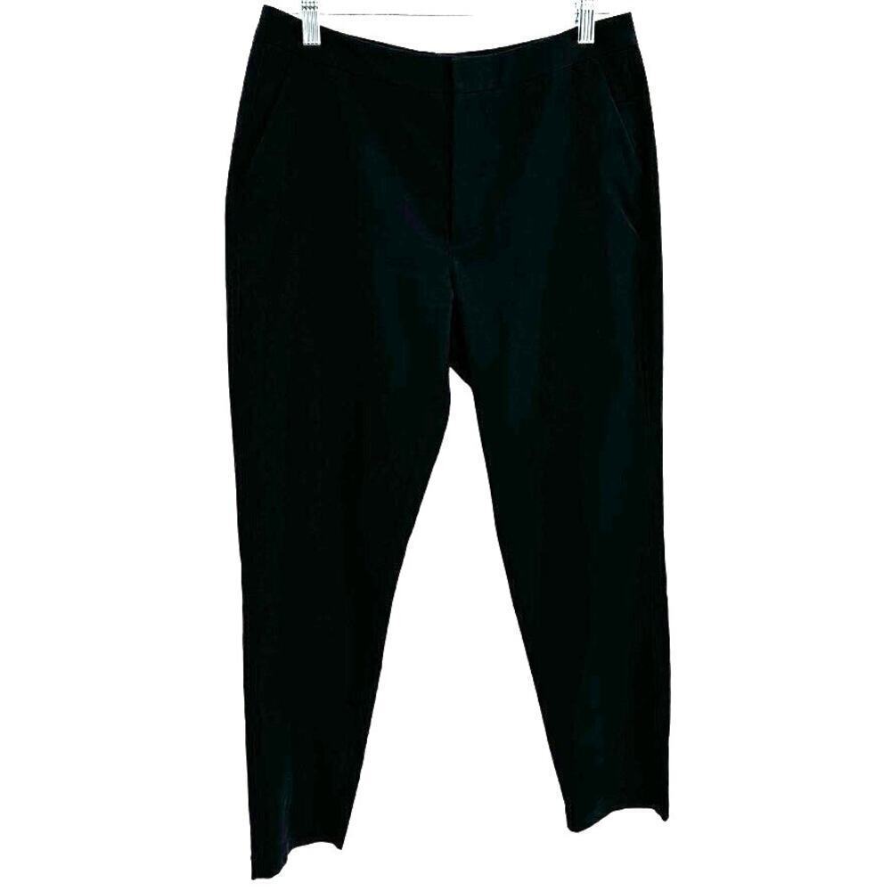 Lululemon Trek Trouser Pants Sz 8 Black Slim Straight Fit Office